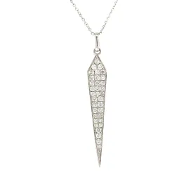 14KW Diamond Dangle Arrow Fashion Pendant