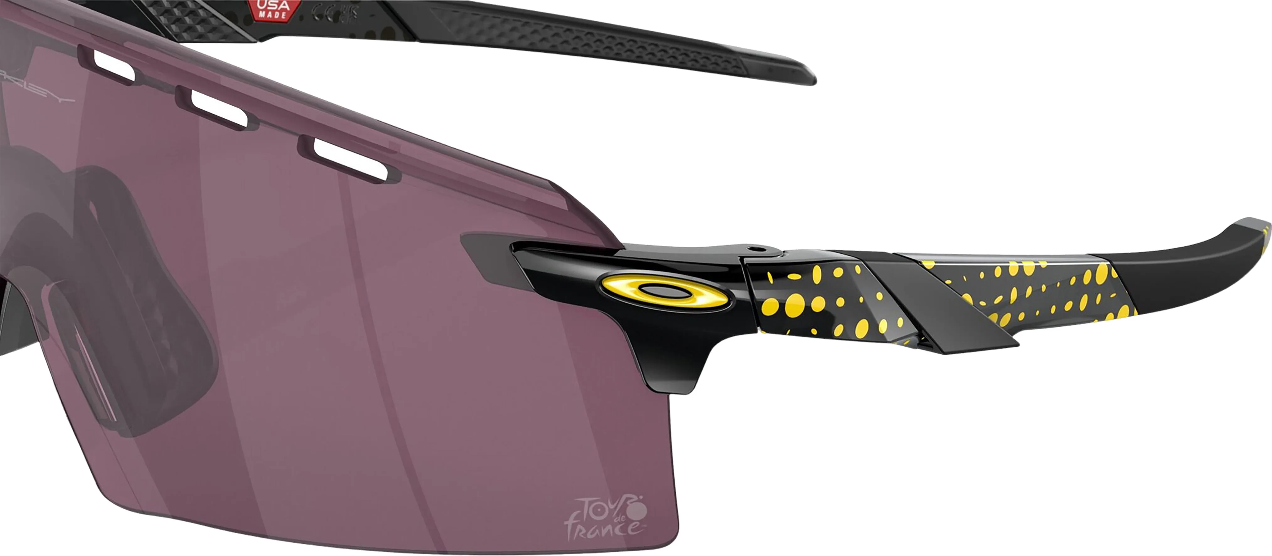 2024 Tour De France Encoder Strike Sunglasses - Black Ink - Prizm Road Black Lens - Unisex|-|Lunettes de soleil Tour De France Encoder Strike - Black Ink - Lentilles Prizm Road Black - Unisexe