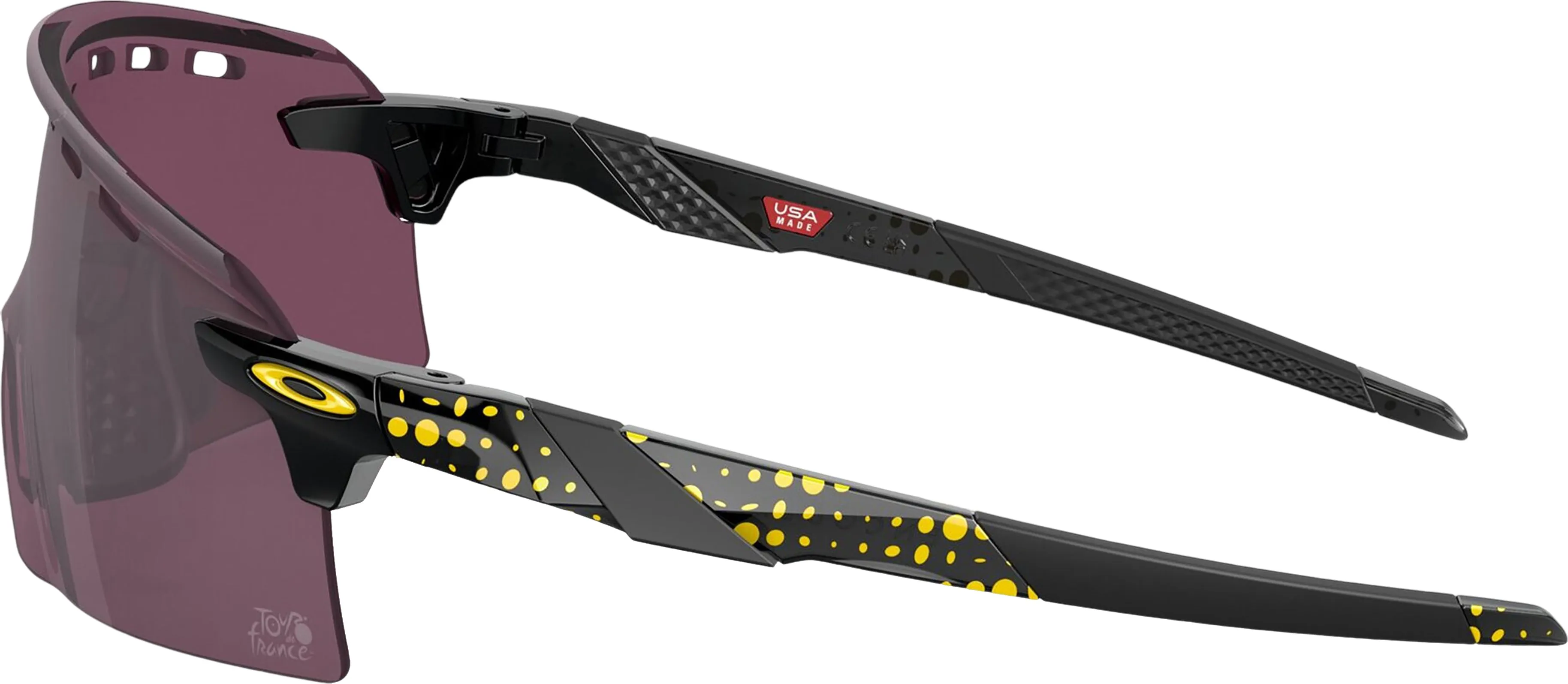 2024 Tour De France Encoder Strike Sunglasses - Black Ink - Prizm Road Black Lens - Unisex|-|Lunettes de soleil Tour De France Encoder Strike - Black Ink - Lentilles Prizm Road Black - Unisexe