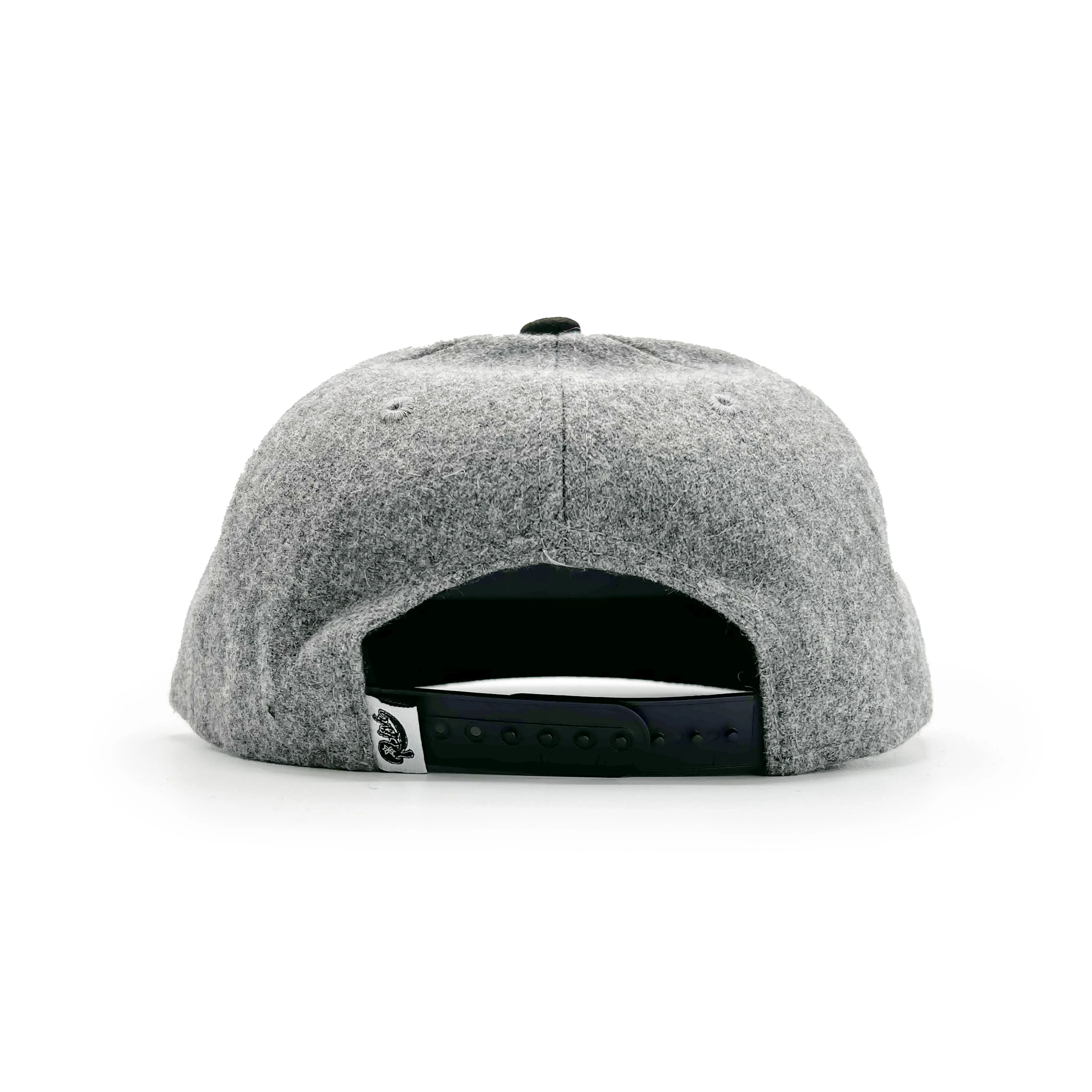 312 Flo Grey/Black snap - Lux Wool