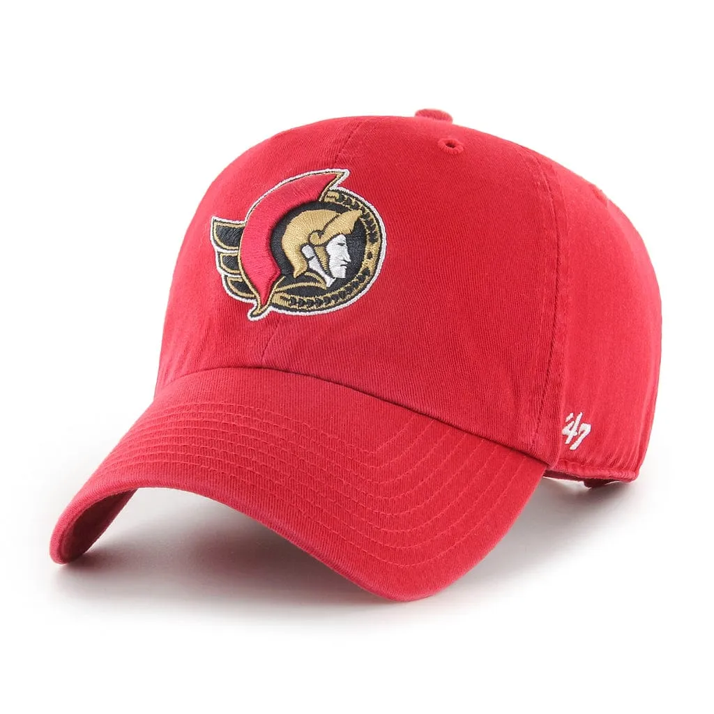 47 Brand NHL Alternate Clean Up Adjustable Hat - Ottawa Senators