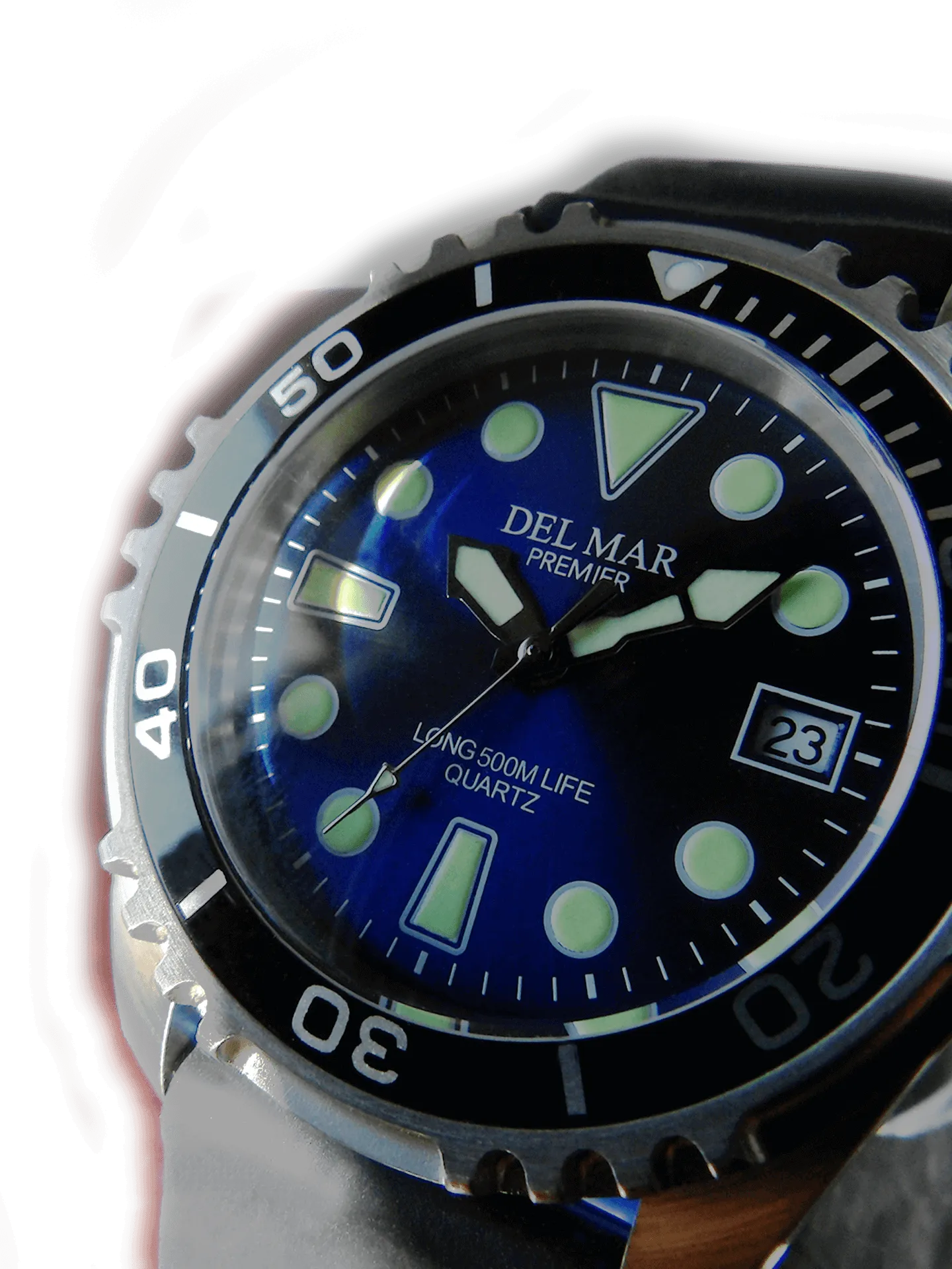 500 Meter Men's  Premier Pro Dive Watch #50459 - Blue Dial