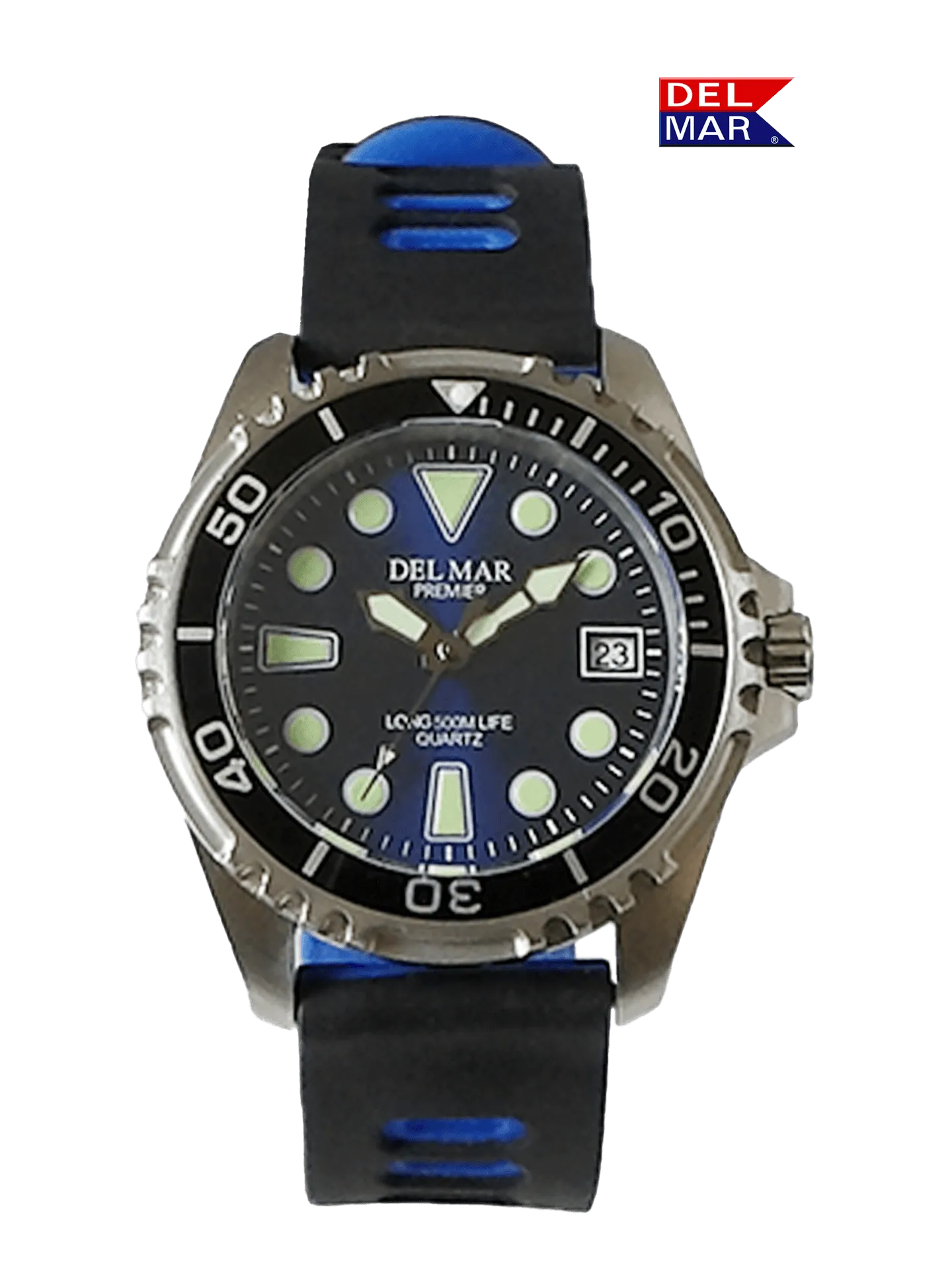 500 Meter Men's  Premier Pro Dive Watch #50459 - Blue Dial