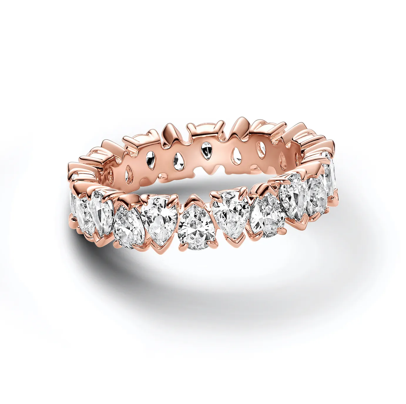 Alternating Sparkling Band Ring