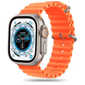 Apple Watch (42/44/45/49mm) Tech-Protect Iconband Pro Silikone Rem - Orange