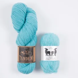 AQUAMARINE MOHAIR MATCH TRIO DK