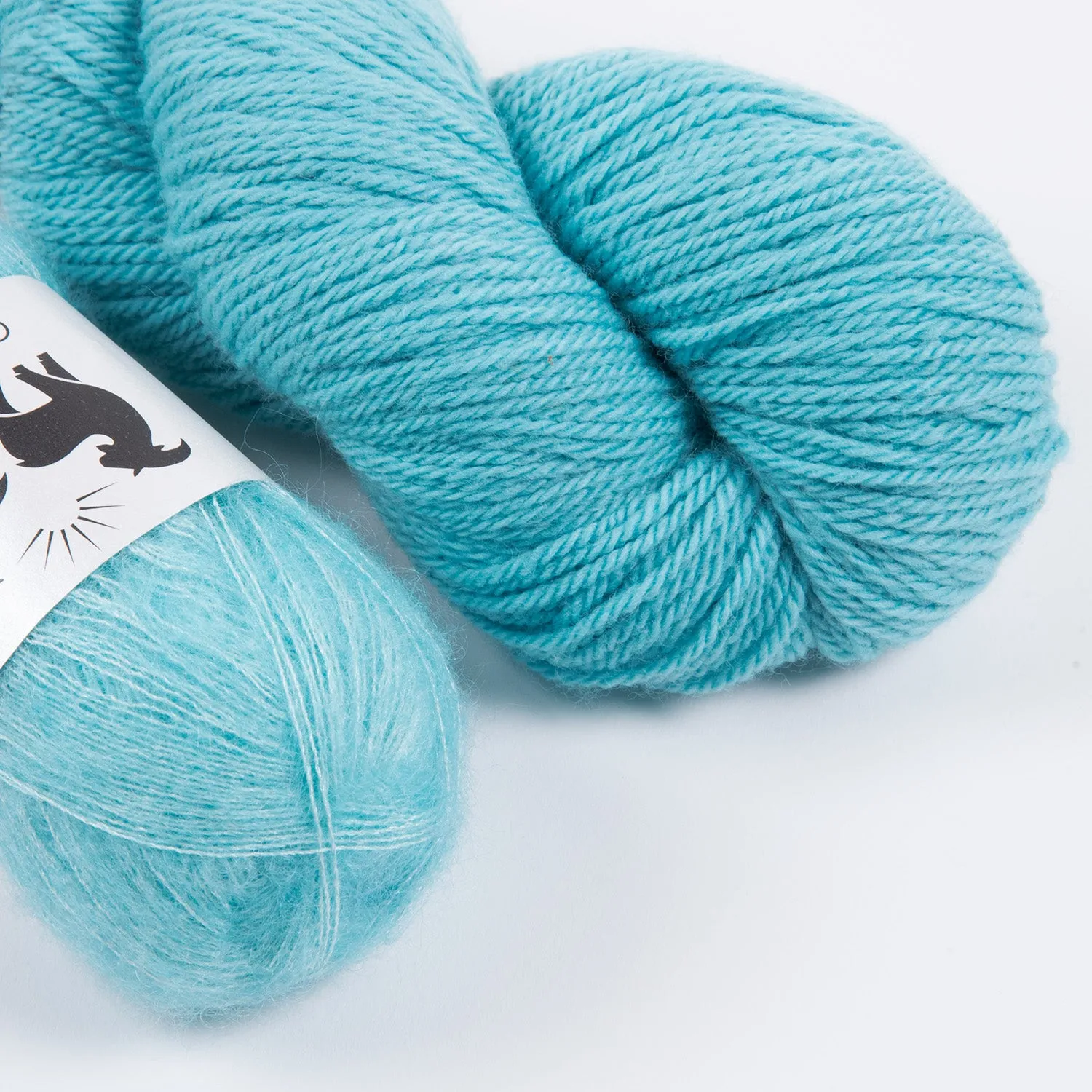 AQUAMARINE MOHAIR MATCH TRIO DK