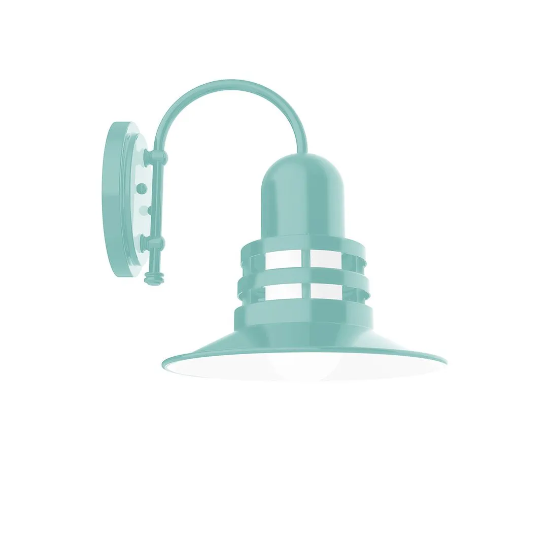 Atomic 12" Wall Sconce in Sea Green