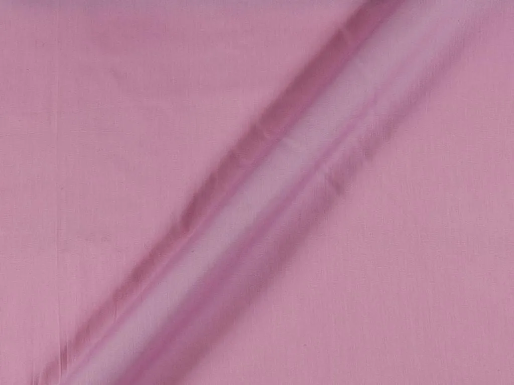 Baby Pink Plain Dyed Cotton Satin Fabric