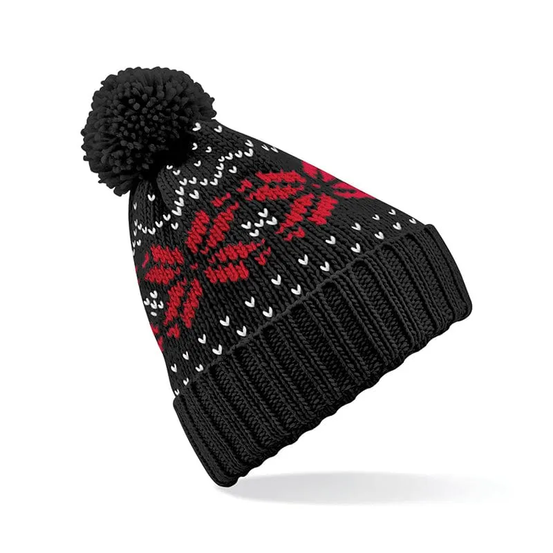 Beechfield Fair Isle Snowstar Beanie