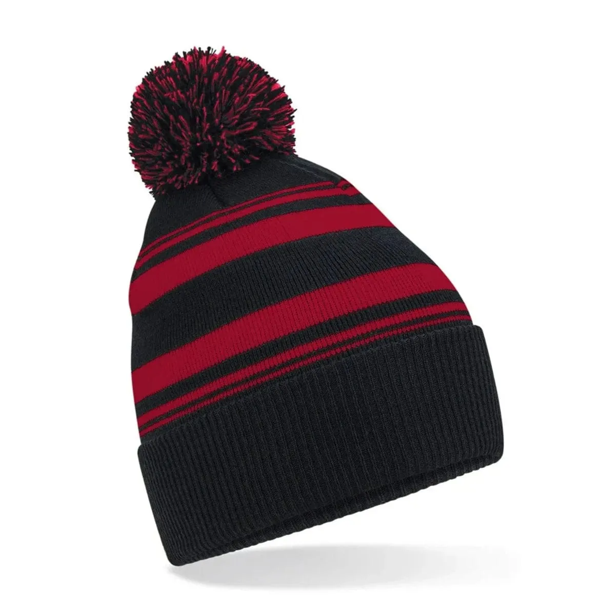 Beechfield Striped Fan Beanie