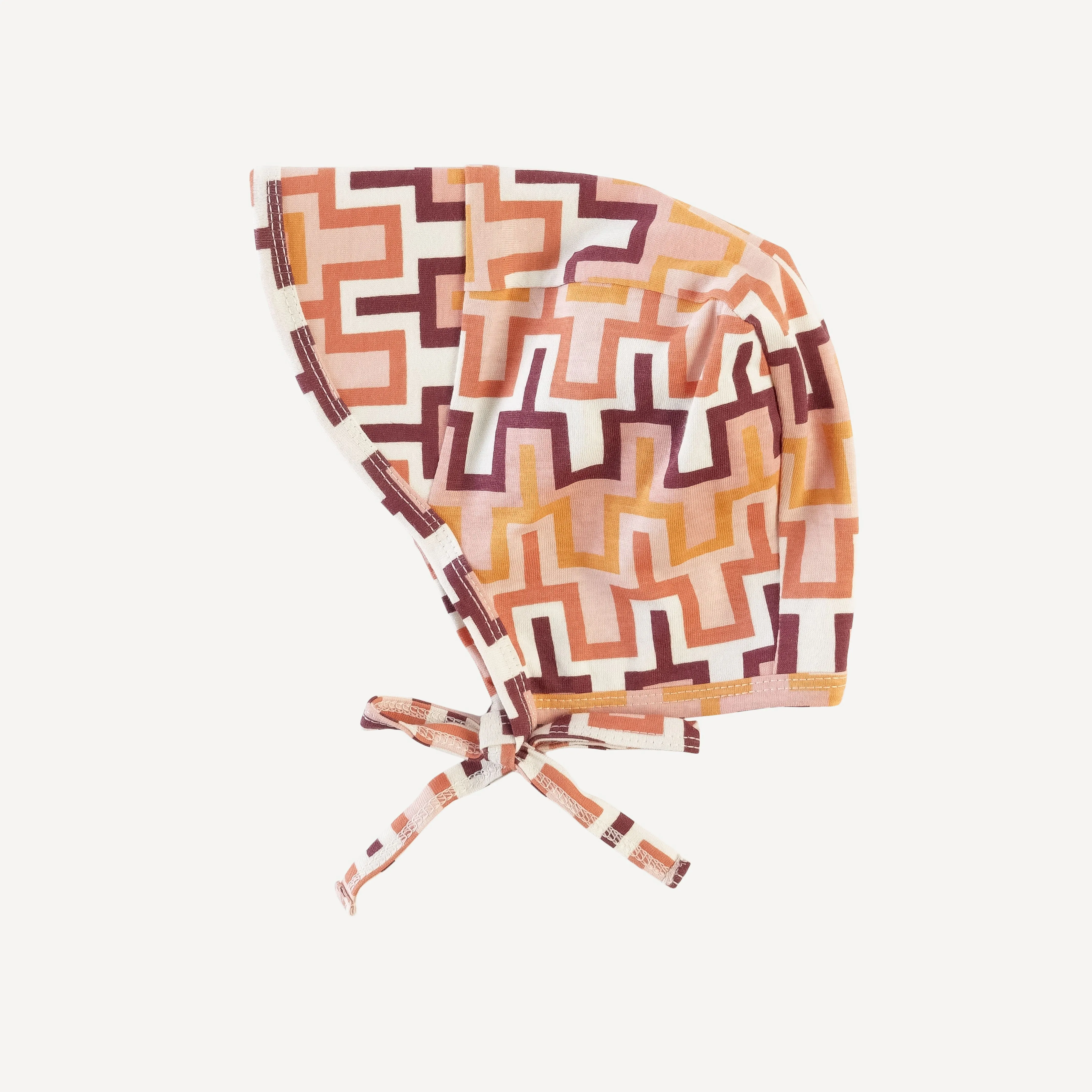 bill hat | peach taffy graphic | organic cotton jersey