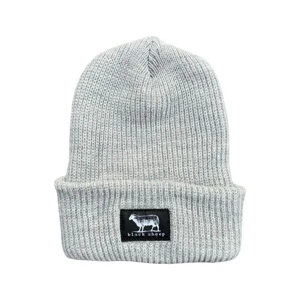 Black Sheep Label Series Cuff Beanie Heather Grey