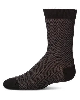 Boys' Herringbone Dress Socks