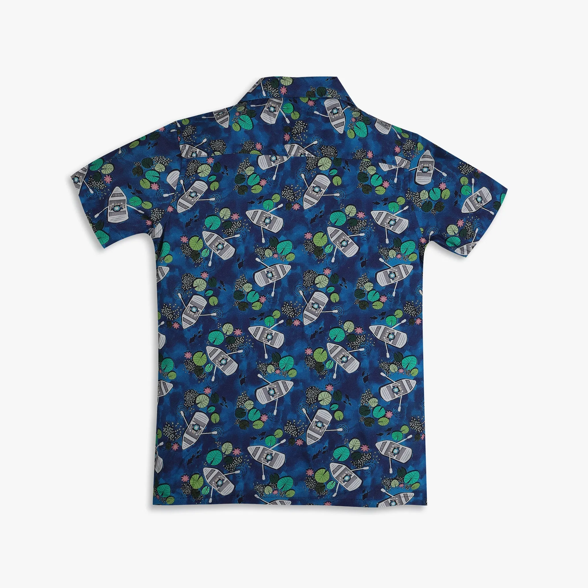 Boys Regular Fit Printed Shirt