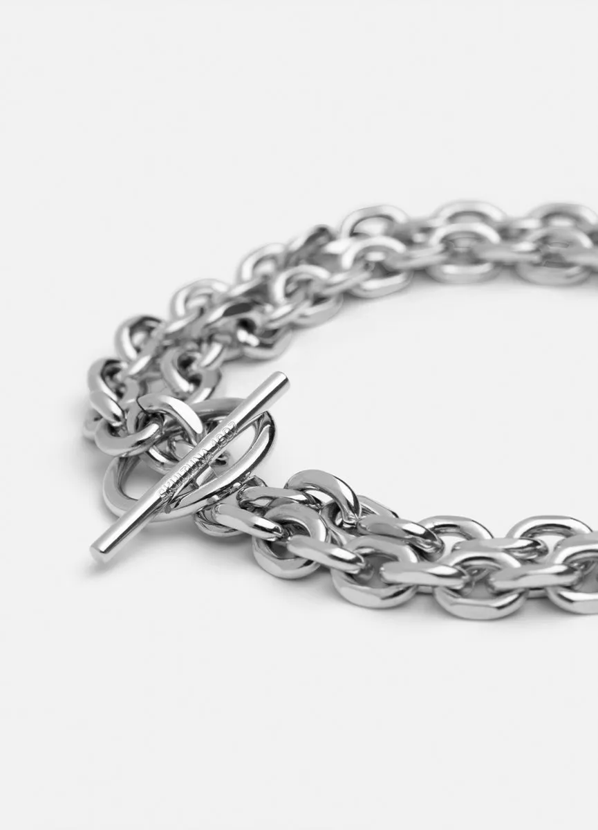 Bracelet | Unité Chain Bracelet | Double Row | Steel