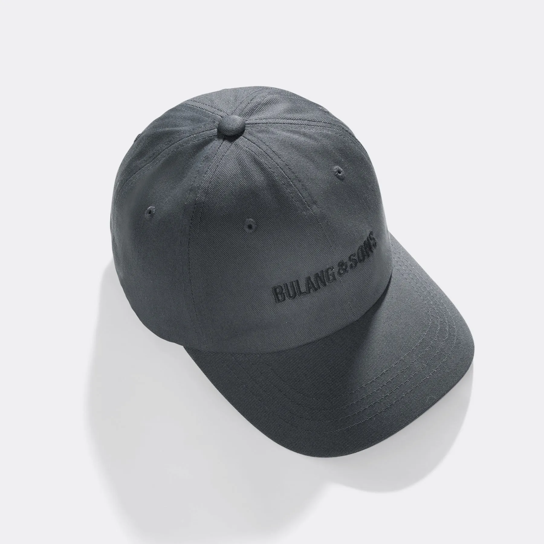 Bulang and Sons Grey Cotton Vintage Ballcap