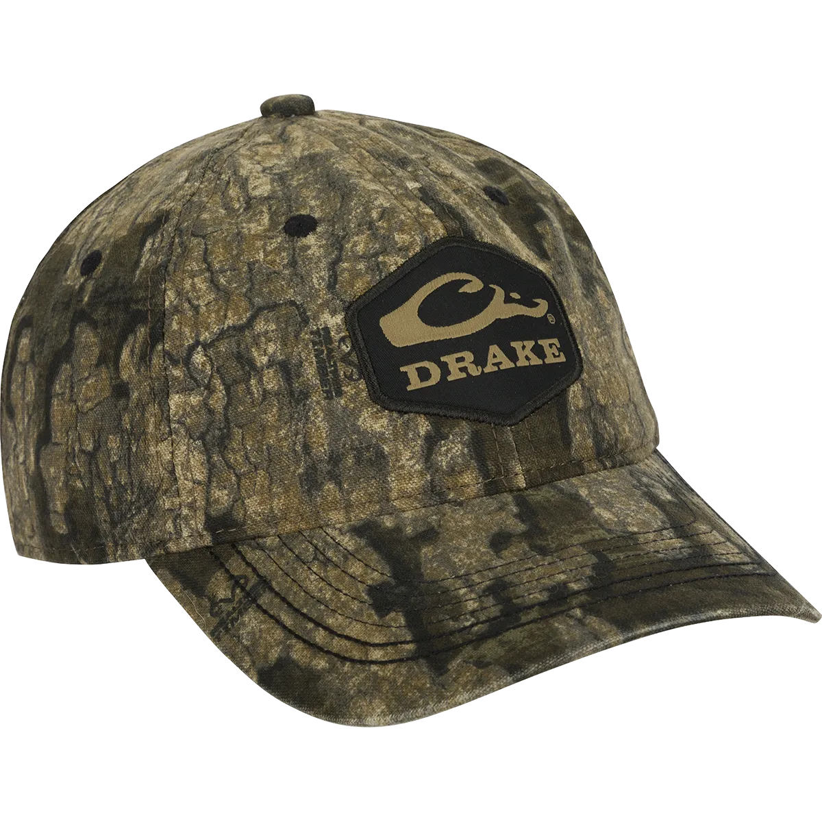 Camo Cotton Twill Hex Patch Cap - Realtree