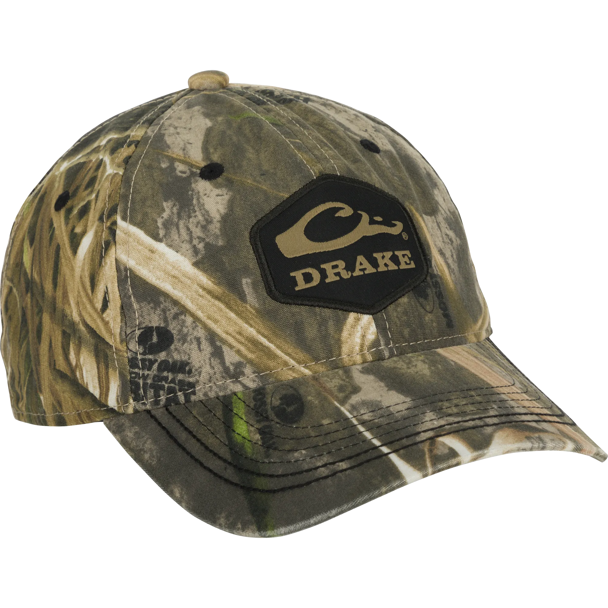 Camo Cotton Twill Hex Patch Cap