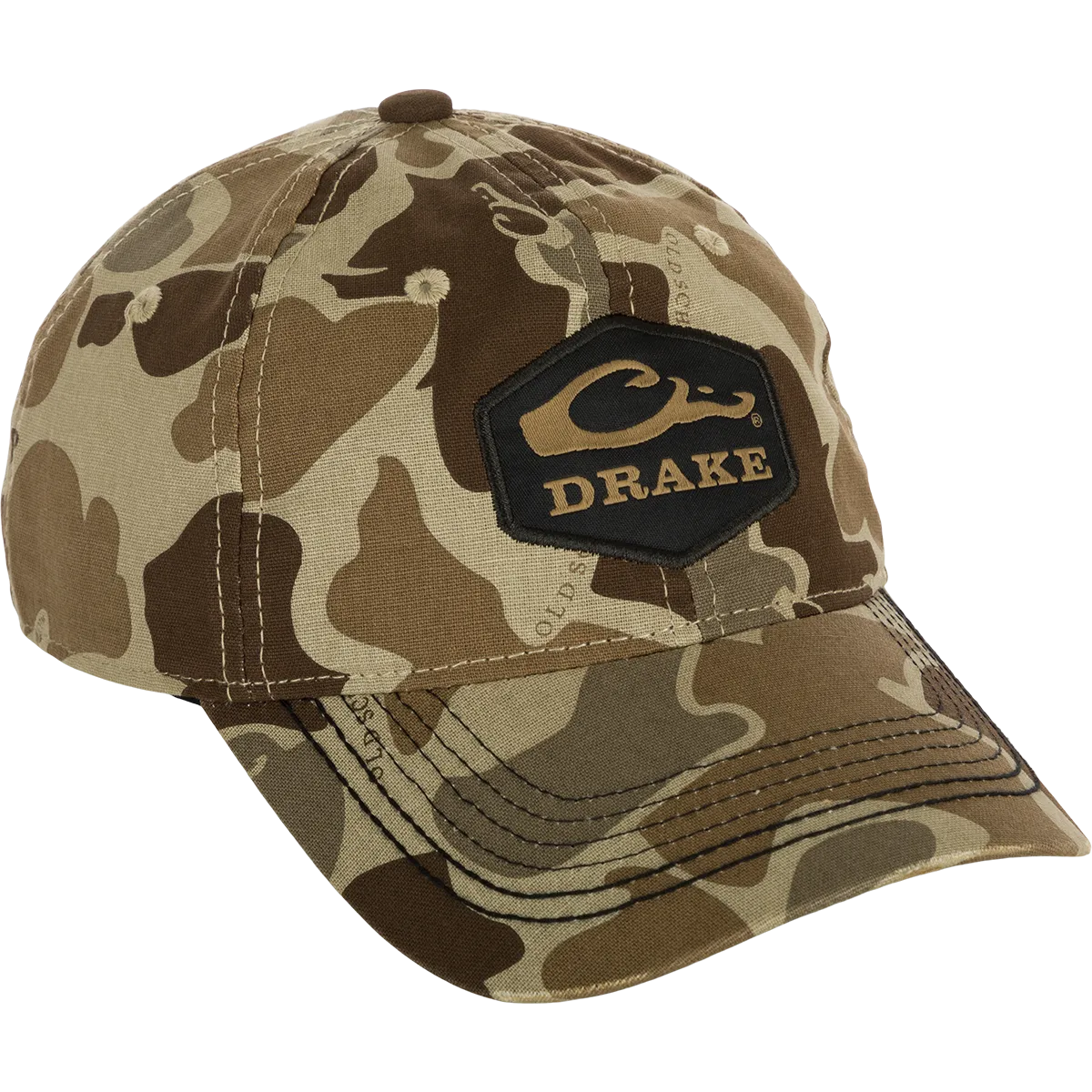 Camo Cotton Twill Hex Patch Cap