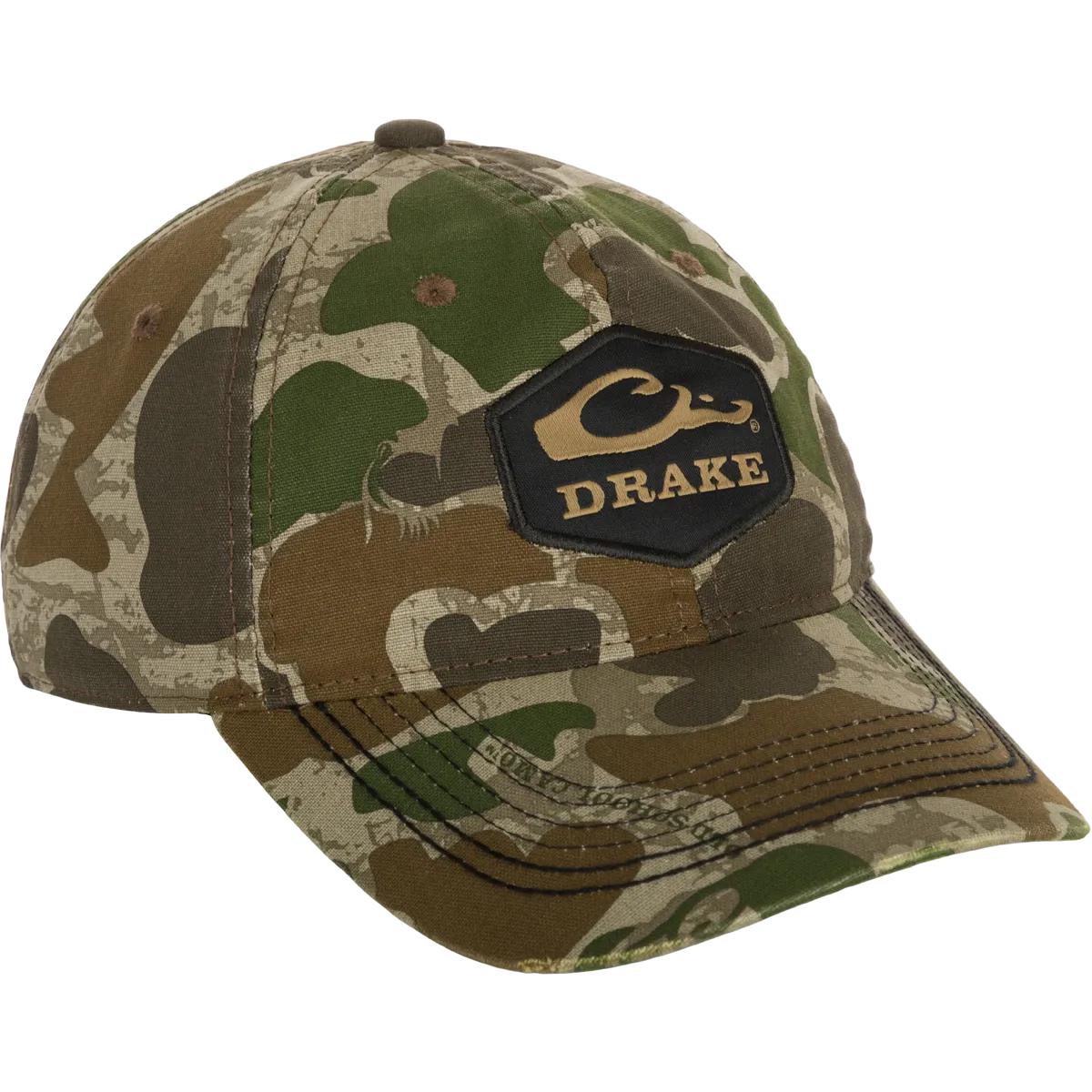 Camo Cotton Twill Hex Patch Cap