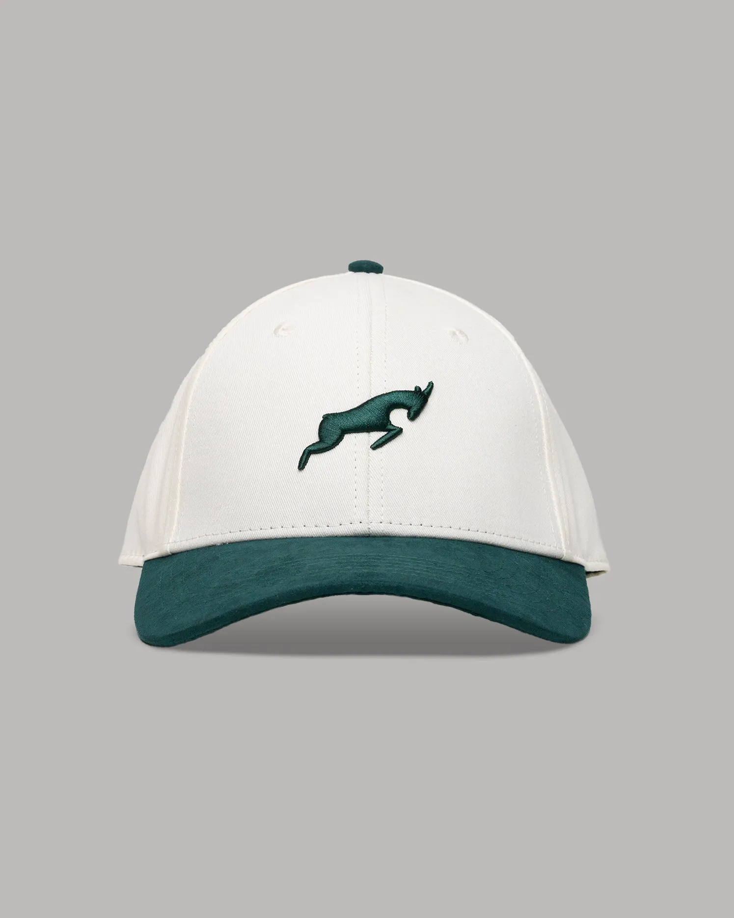 Canva Cream & Green Golf Hat