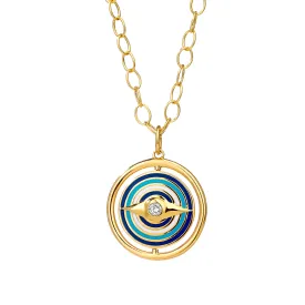 Chakra Reversible Evil Eye Pendant