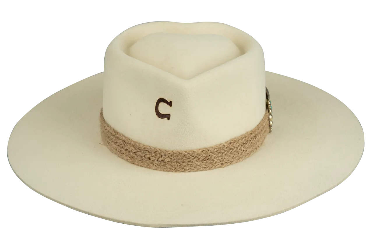 Charlie 1 Horse Fling Hat - Ivory