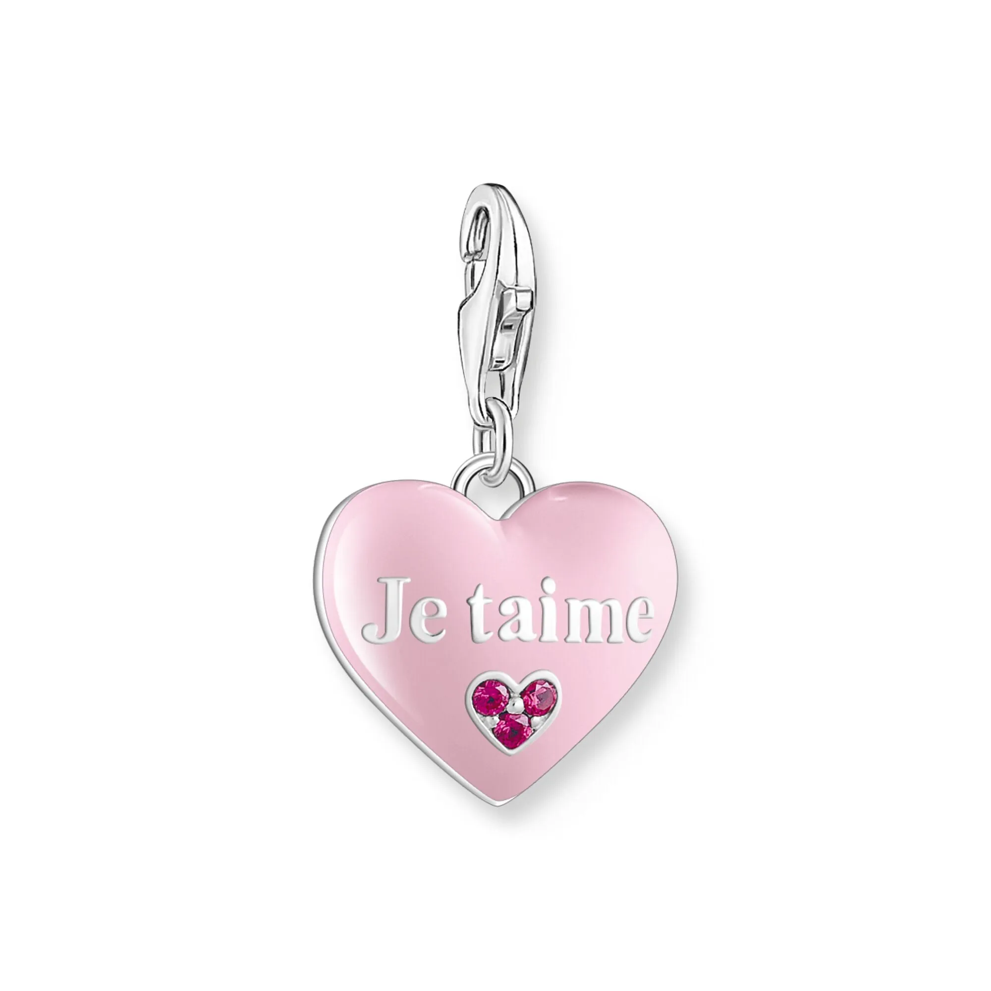 Charm Pendant Je t’aime Heart