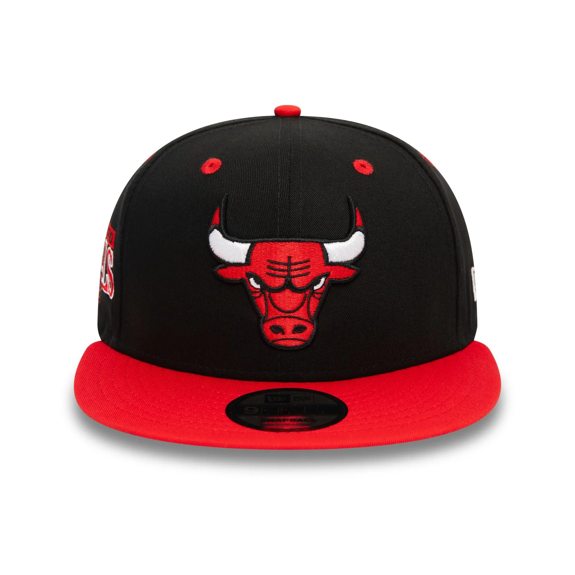 Chicago Bulls NBA Team Colour Black 9FIFTY Snapback Cap