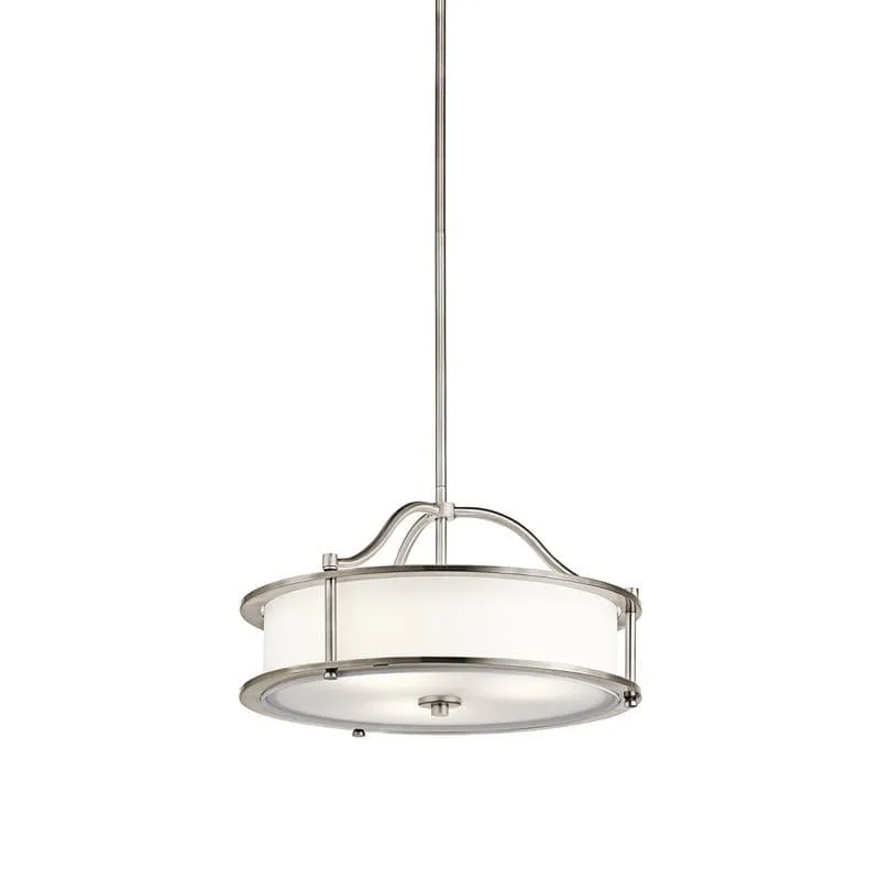 Contemporary & Simplistic Drum Pendant | Various Colours & Sizes