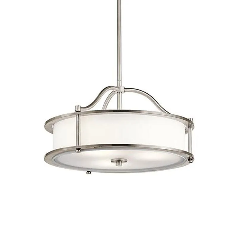 Contemporary & Simplistic Drum Pendant | Various Colours & Sizes