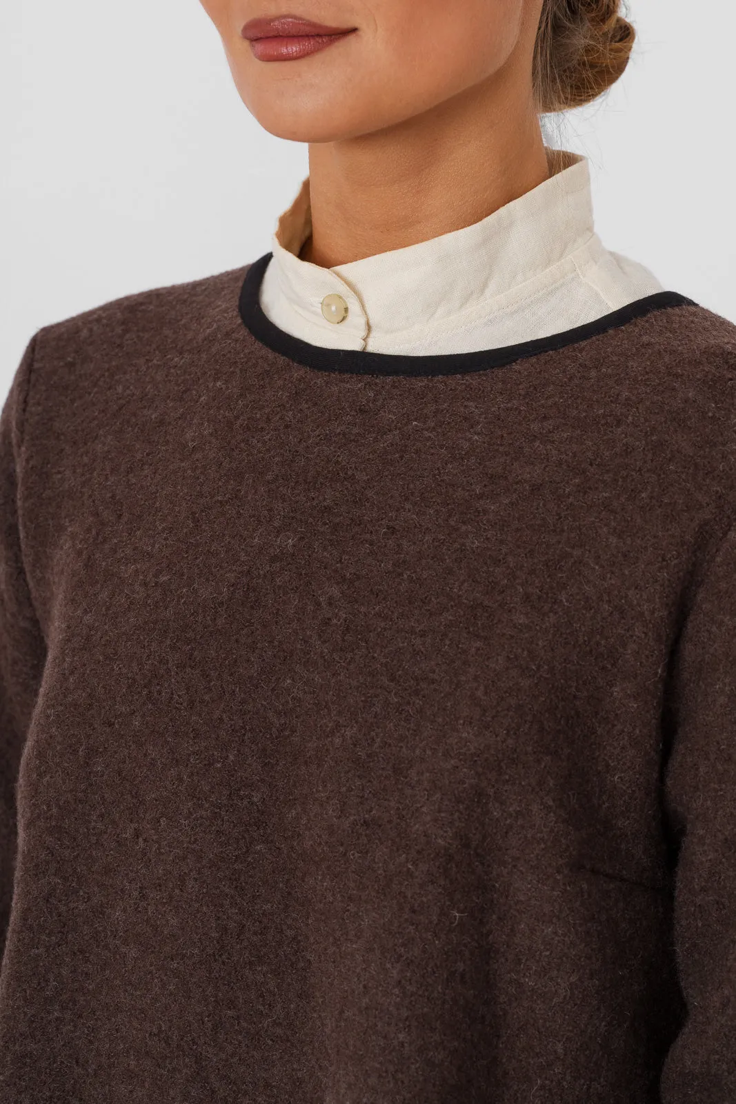 Crop Sweater, Wool