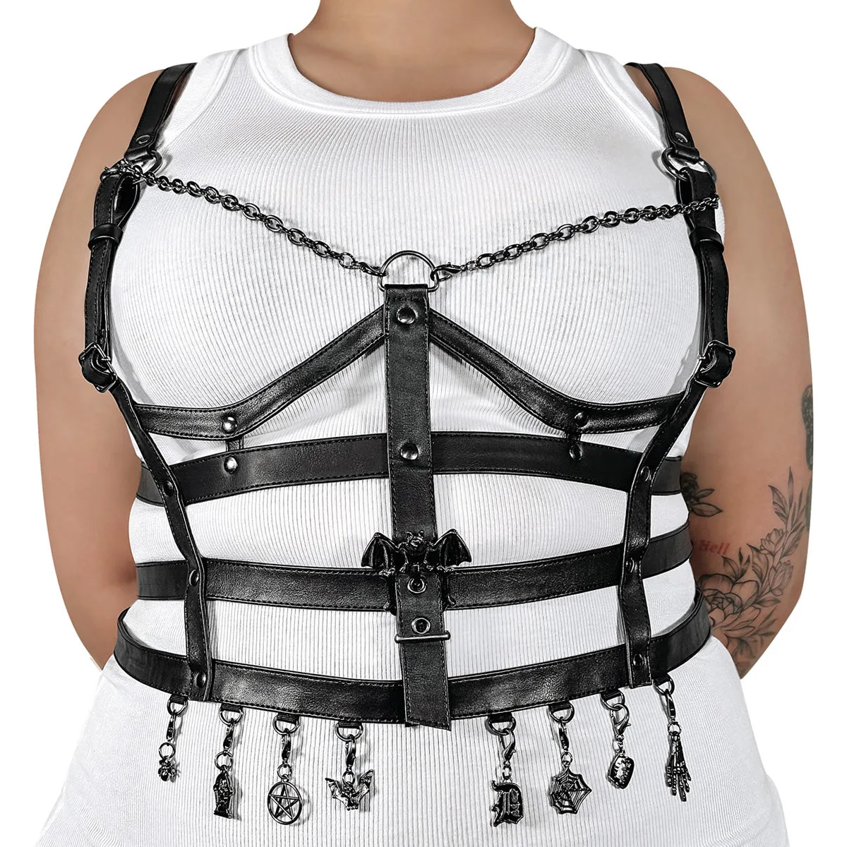 DemoniaCult DA 118 - Cage Body Harness