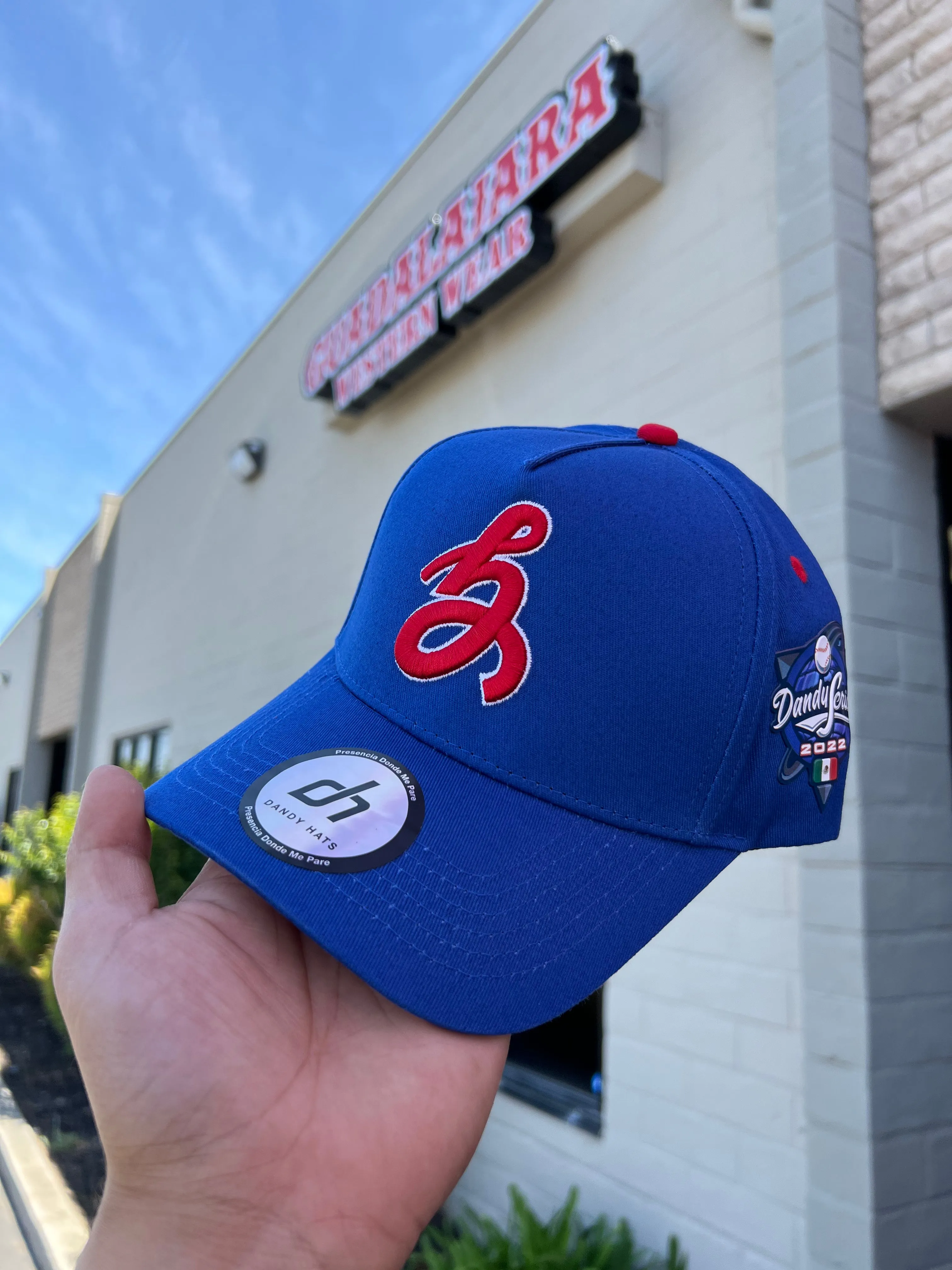 Durango Blue/Red Lettering - Dandy Hats