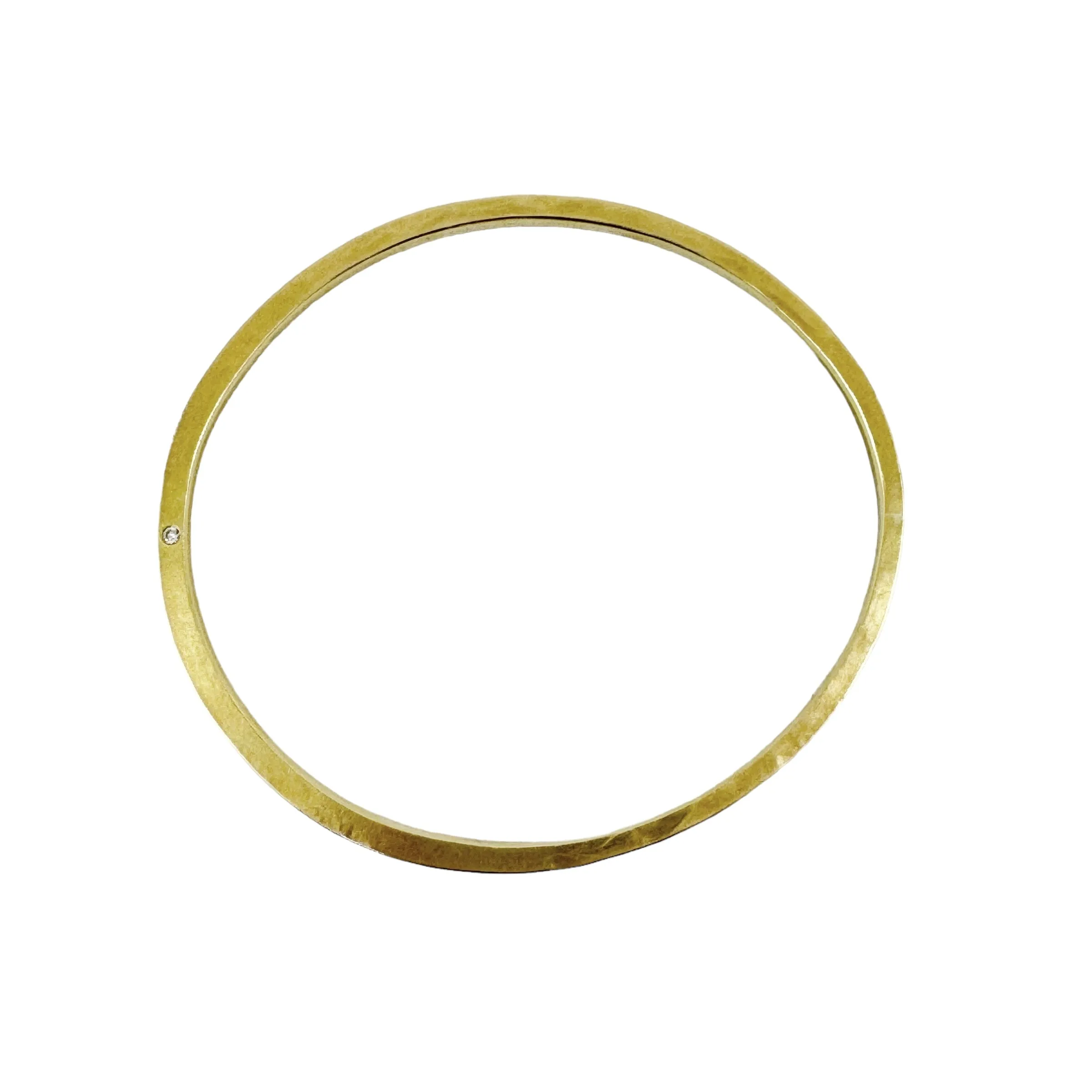 Ever Diamond And Gold Bangle - Leah Abercrombie