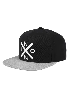 Exchange Snapback Hat - Black / Heather Gray