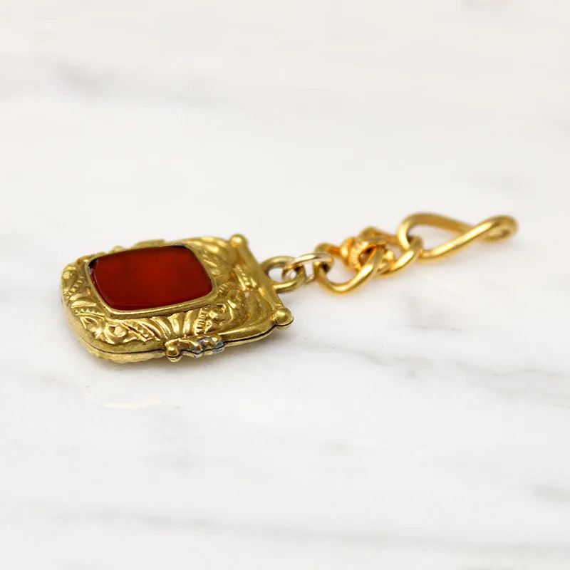 Fetching Victorian Fob with Agate & Bloodstone