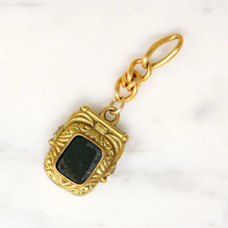 Fetching Victorian Fob with Agate & Bloodstone