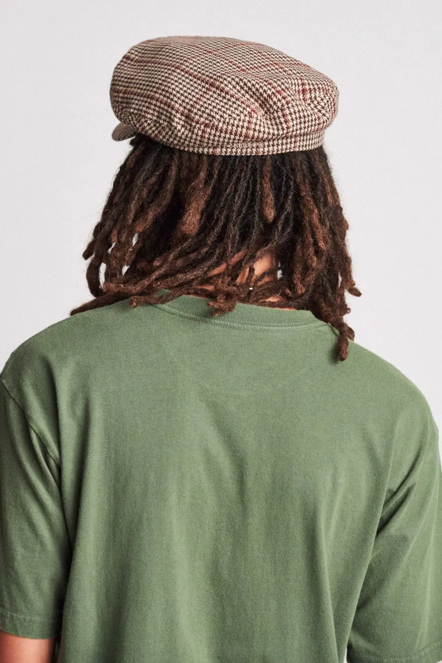 Fiddler Cap - Khaki/Brown/Cream