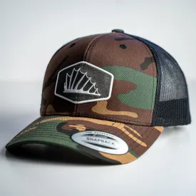 Fin Up Camo Trucker - Various Colours