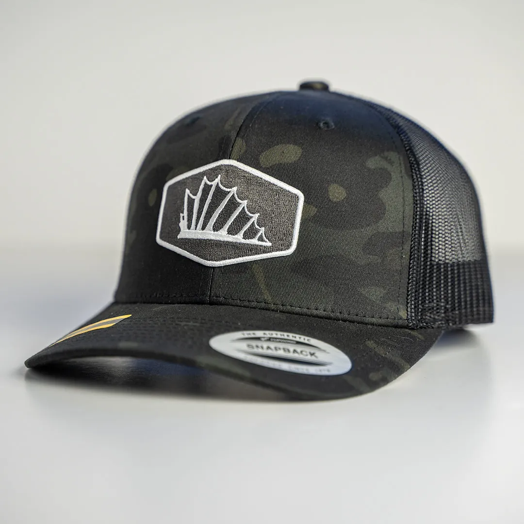 Fin Up Camo Trucker - Various Colours