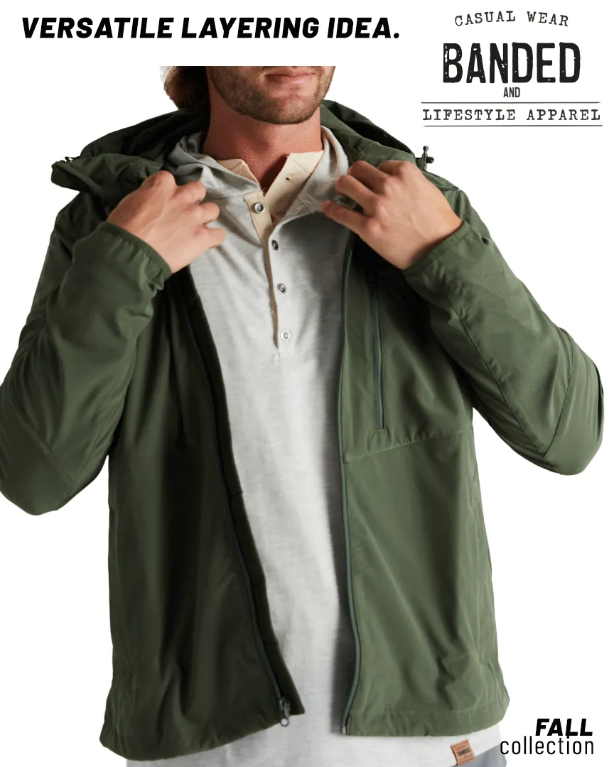 Five Oaks Hooded Henley