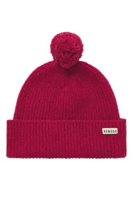 FRANKIE HAT - Recycled Wool Blend Hat Cherry