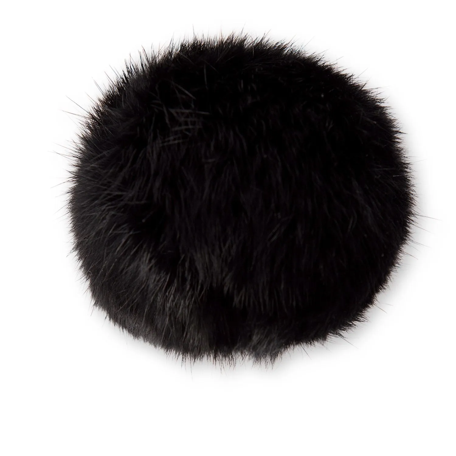 Fur Pom pom (Black)