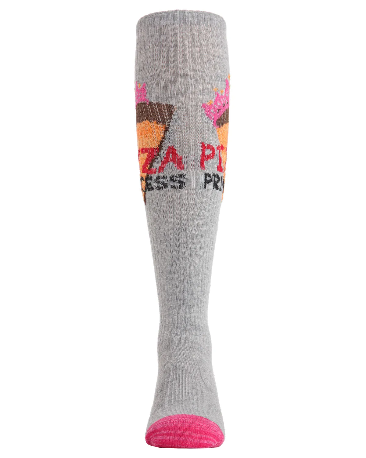 Girls' 2 Pair Pack Pizza Princess Knee High Socks