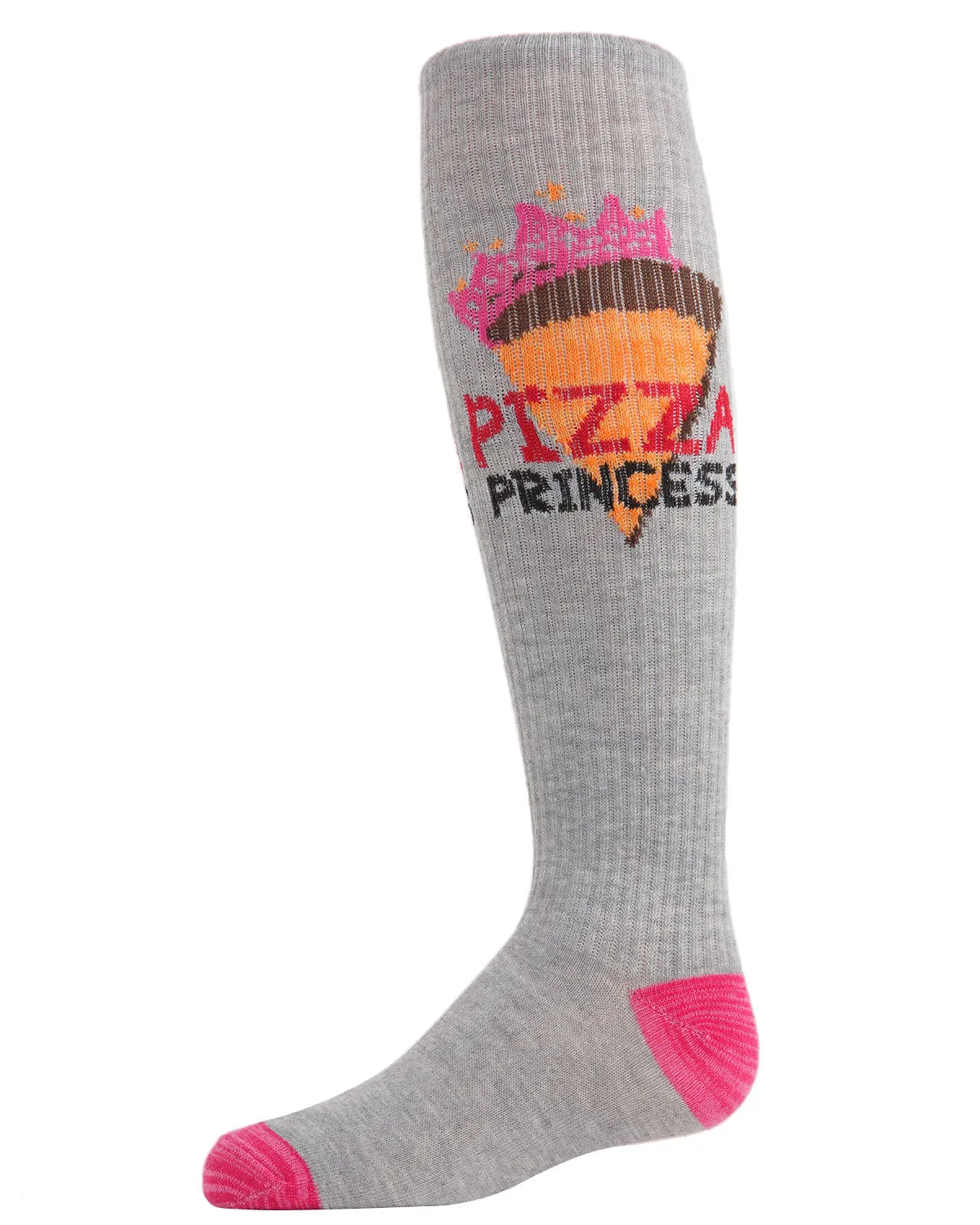 Girls' 2 Pair Pack Pizza Princess Knee High Socks