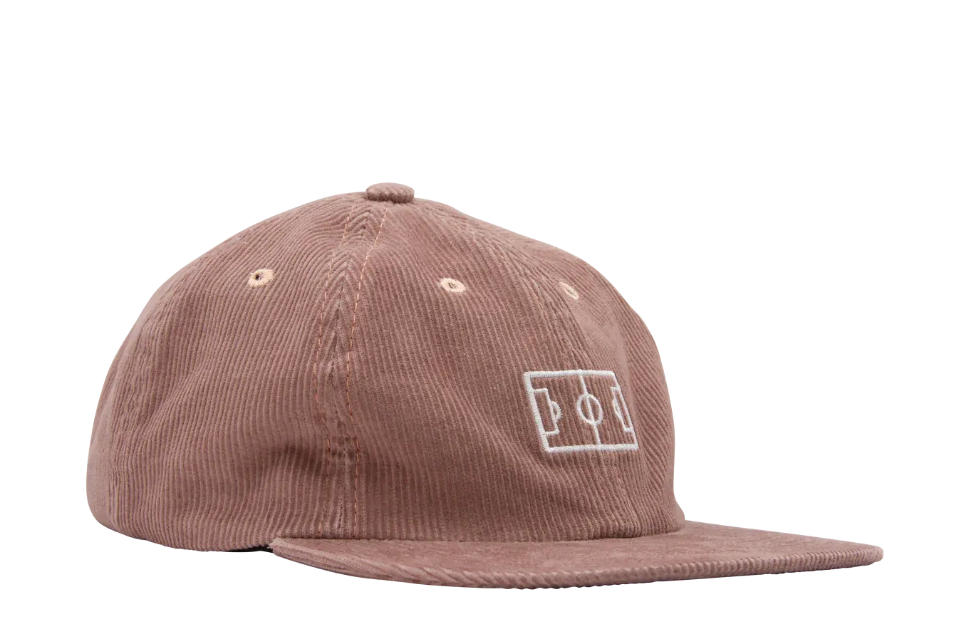 Goiaba E.C. - Campo 6-Panel Corduroy Hat - Sandstone