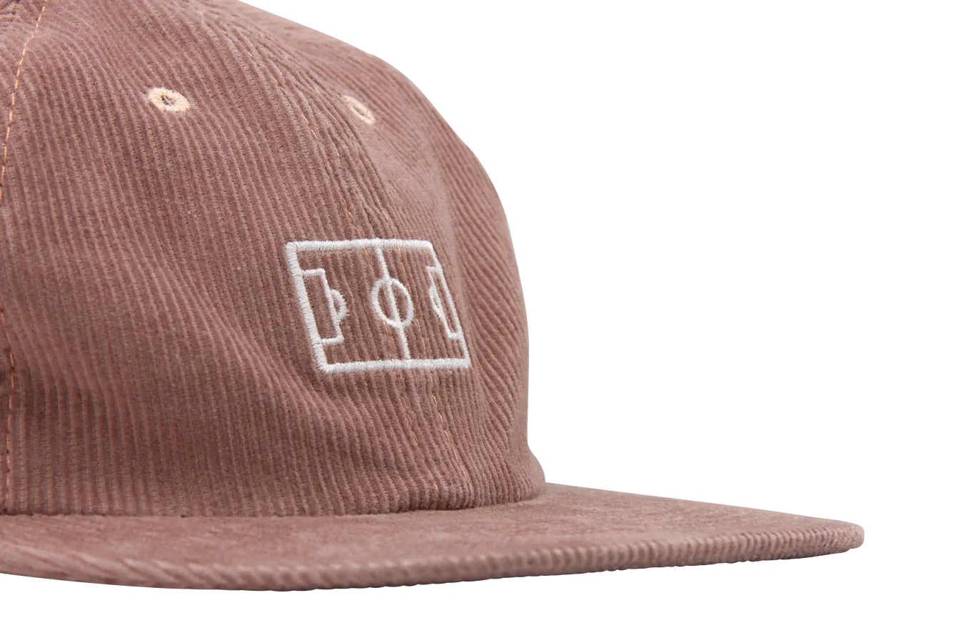 Goiaba E.C. - Campo 6-Panel Corduroy Hat - Sandstone