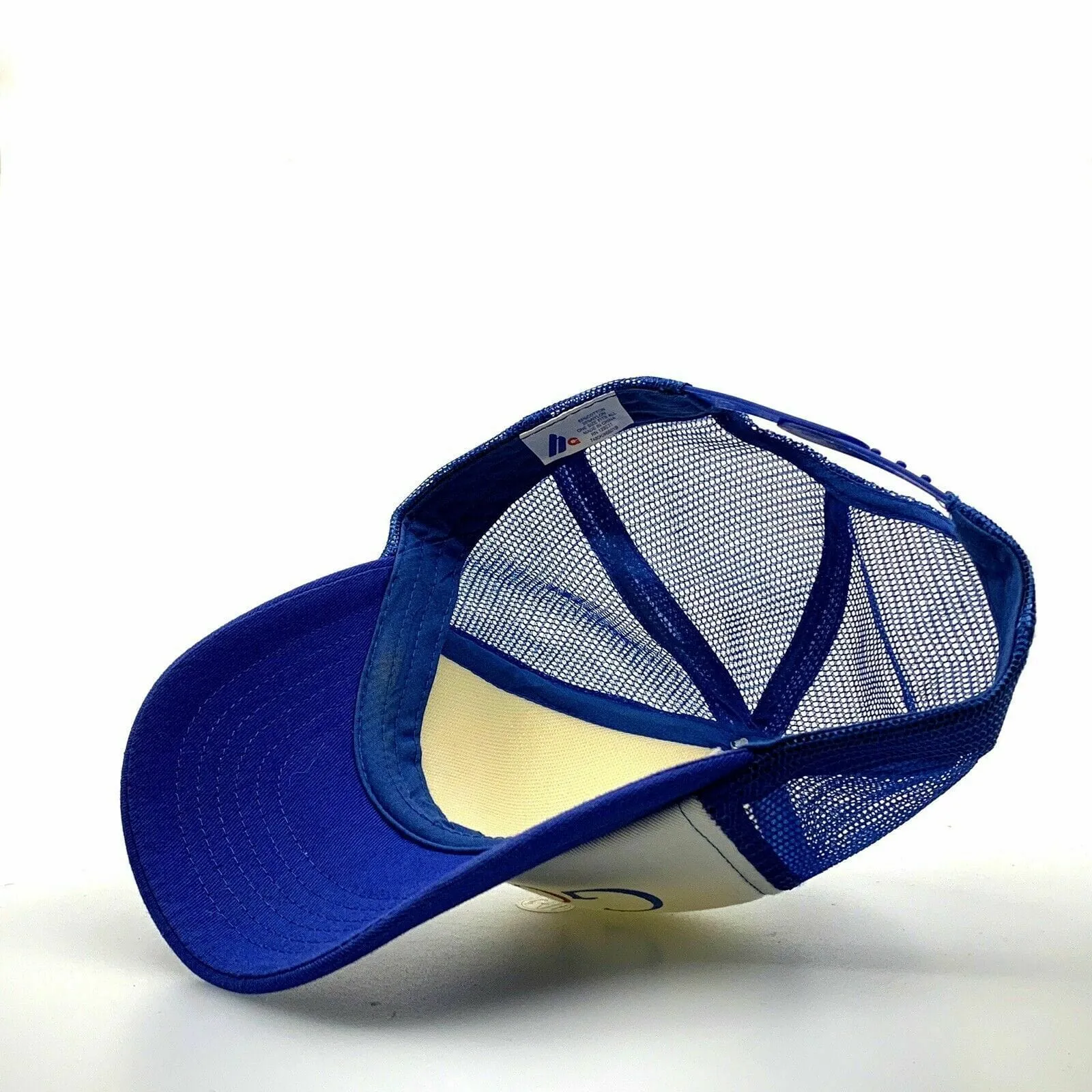 Google Blue White Mesh Foam SnapBack Trucker Hat OSFA